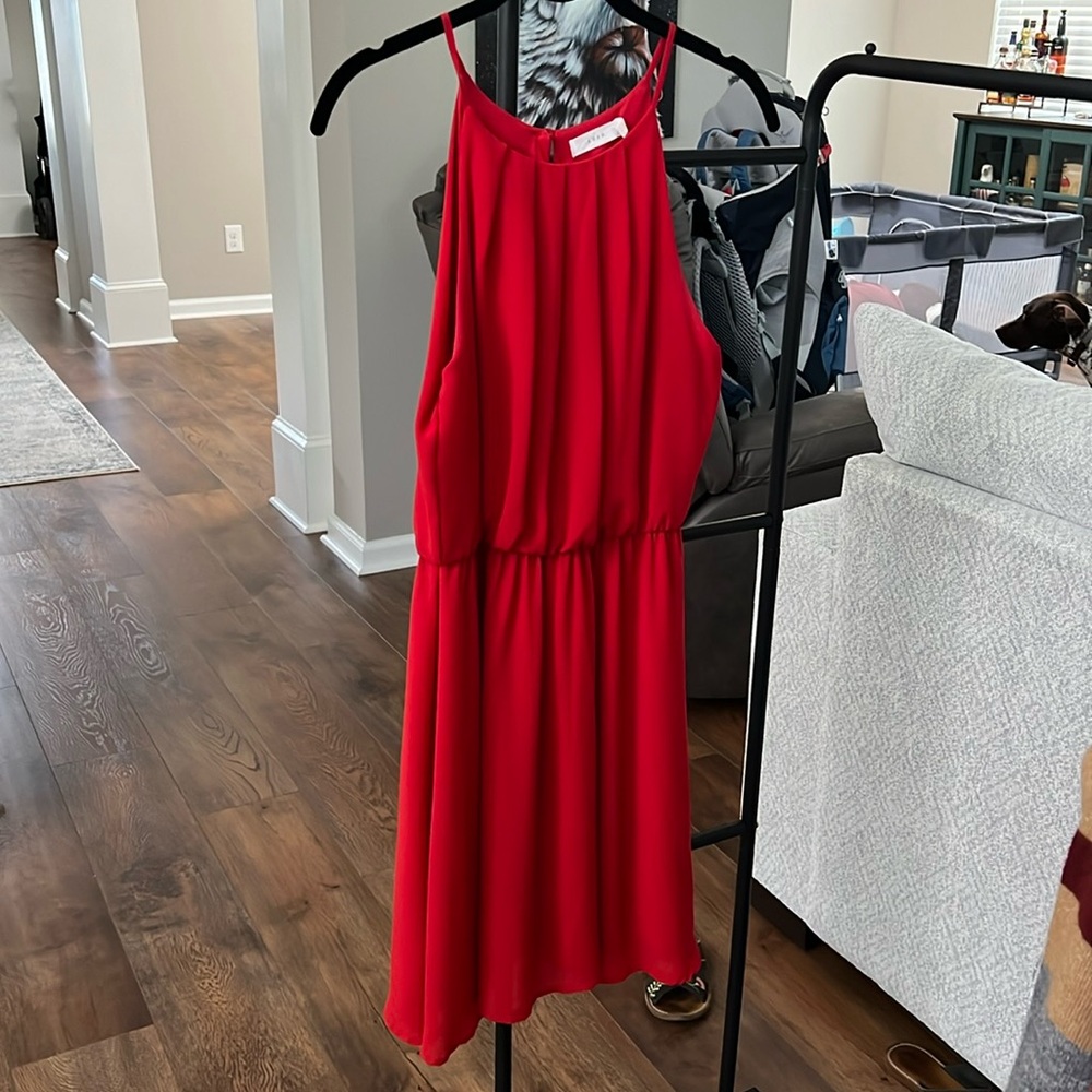 Lush red dress